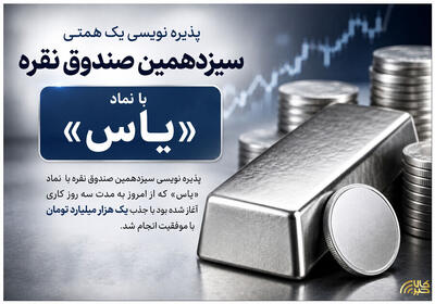 پایان پذیرهنویسی موفق سیزدهمین صندوق نقره