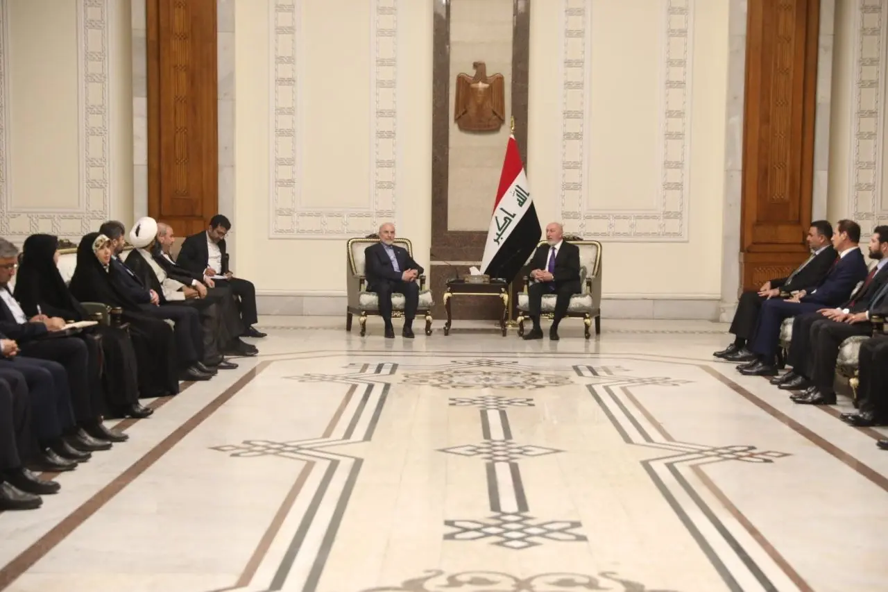 قالیباف با رئیسجمهور عراق دیدار کرد