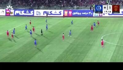 گل دوم پرسپولیس به استقلال خوزستان+ ویدئو