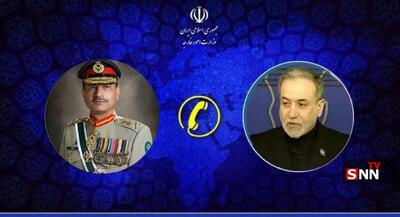  تماس تلفنی وزیر امور خارجه با فرمانده ارتش پاکستان
