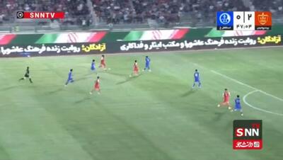 فیلم گل سوم پرسپولیس به استقلال خوزستان توسط سرگیف