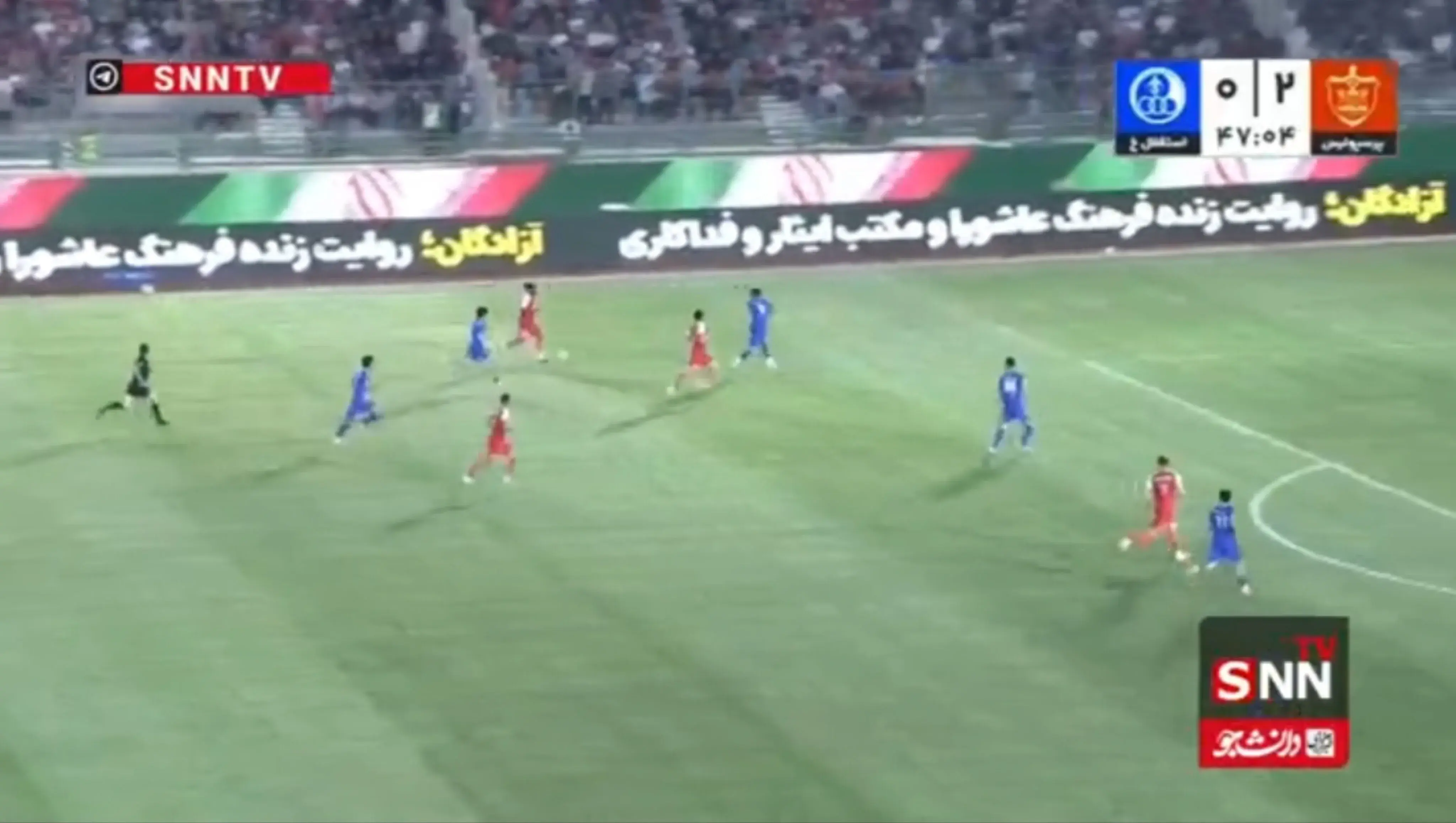 فیلم گل سوم پرسپولیس به استقلال خوزستان توسط سرگیف