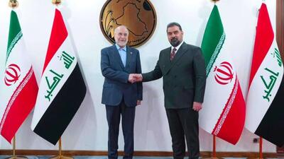 دکتر قالیباف در دیدار با رییس جمهور عراق: هدف آمریکا چپاول کشورهای خلیج فارس است