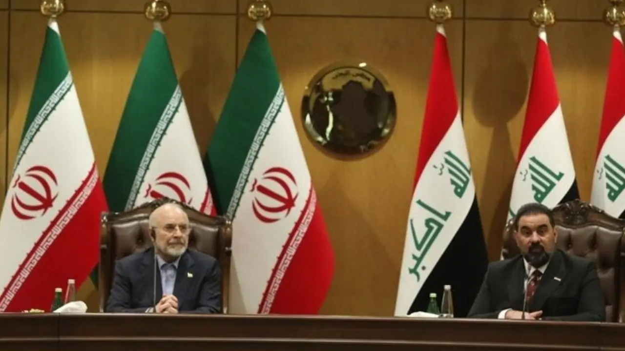  دیدار قالیباف و هیئت پارلمانی ایران با رئیس و نمایندگان مجلس عراق