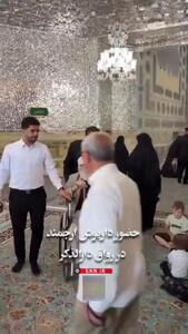 فیلم/ حضور داریوش ارجمند در رواق دارالذکر