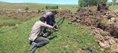 تکمیل شبکه آب شرب روستاهای نجیکندی و کردلر در کلیبر