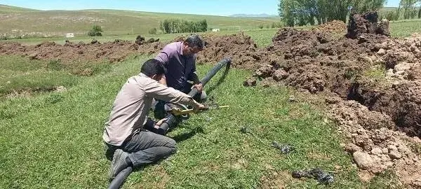 تکمیل شبکه آب شرب روستاهای نجیکندی و کردلر در کلیبر