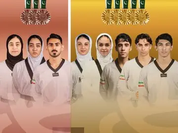 درخشش ملیپوشان تکواندو؛ ایران با ۱۶ مدال رنگارنگ قهرمان شد