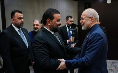 اعلام جنگ مجازی رئیس پارلمان عراق به همتای ایرانی / یک روز پس از دریافت هدیه از قالیباف، حلبوسی نام جعلی خلیج عربی تبلیغ کرد
