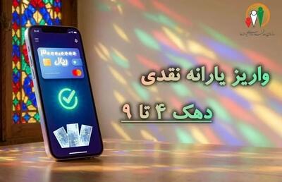 واریز یارانه نقدی مرحله ۱۸۶ مرداد ۱۴۰۵ به خانوارهای دهکهای چهارم تا نهم