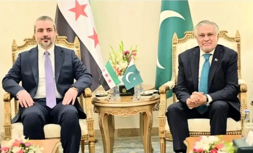 دیدار وزرای خارجه پاکستان و سوریه