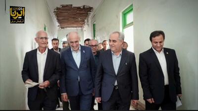 فیلم|دستور معاون رییسجمهور برای احیای ساختمان تاریخی دبیرستان فردوسی تبریز