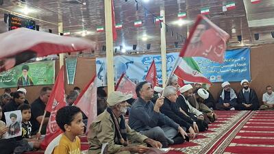 قشم در اربعین خاکسپاری قائد شهید امت، به سوگ نشست