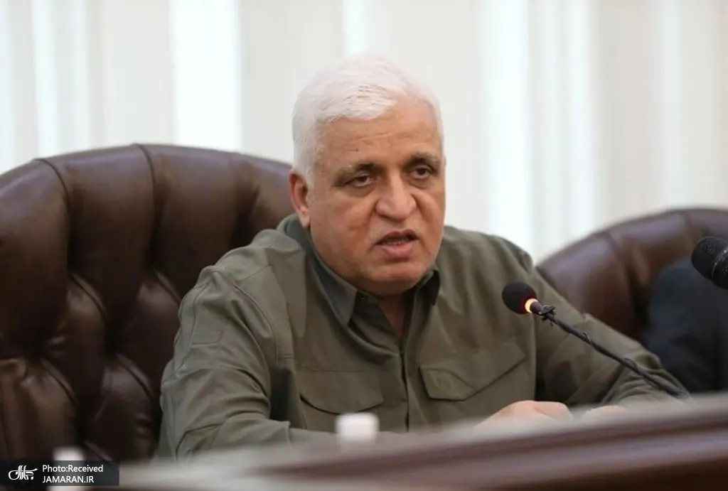 رئیس الحشد الشعبی: ایران در برابر یک جنگ شبه‌جهانی ایستادگی کرد/ در جنگ ایران به بیش از  ۱۰۰ مقر الحشد الشعبی حمله شد