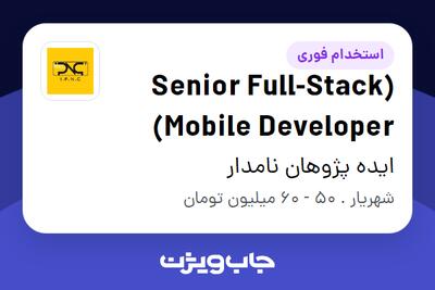 استخدام (Senior Full-Stack (Mobile Developer - آقا در ایده پژوهان نامدار
