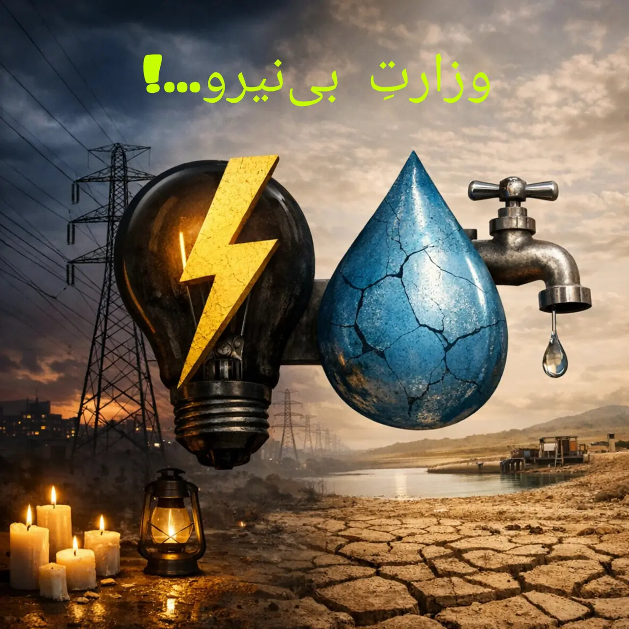 بجنورد تشنه و خاموش؛ وزارت نیرو کجاست؟