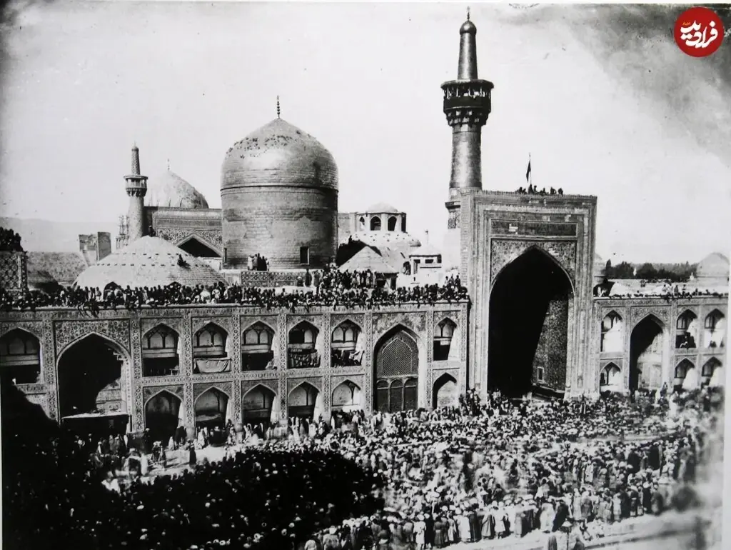 عکس/ مراسم روز عاشورا در حرم امام رضا (ع) در دوران قاجار