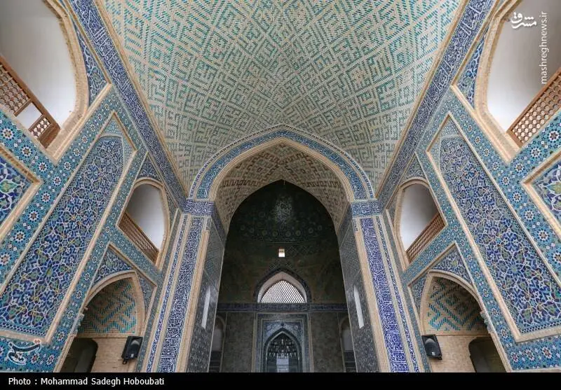 قابی زیبا از مسجد جامع یزد