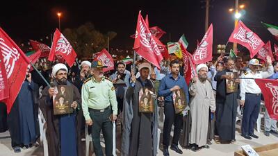 آیین گرامیداشت چهلمین روز خاکسپاری رهبر شهید انقلاب در پارسیان