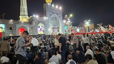  آغاز مراسم چهلم تدفین «آقای شهید ایران» در حرم امام رضا(ع)