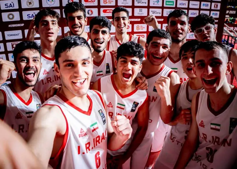  تیم بسکتبال زیر ١٨ سال ایران به مرحله یک ‌چهارم کاپ آسیا صعود کرد - پارس فوتبال