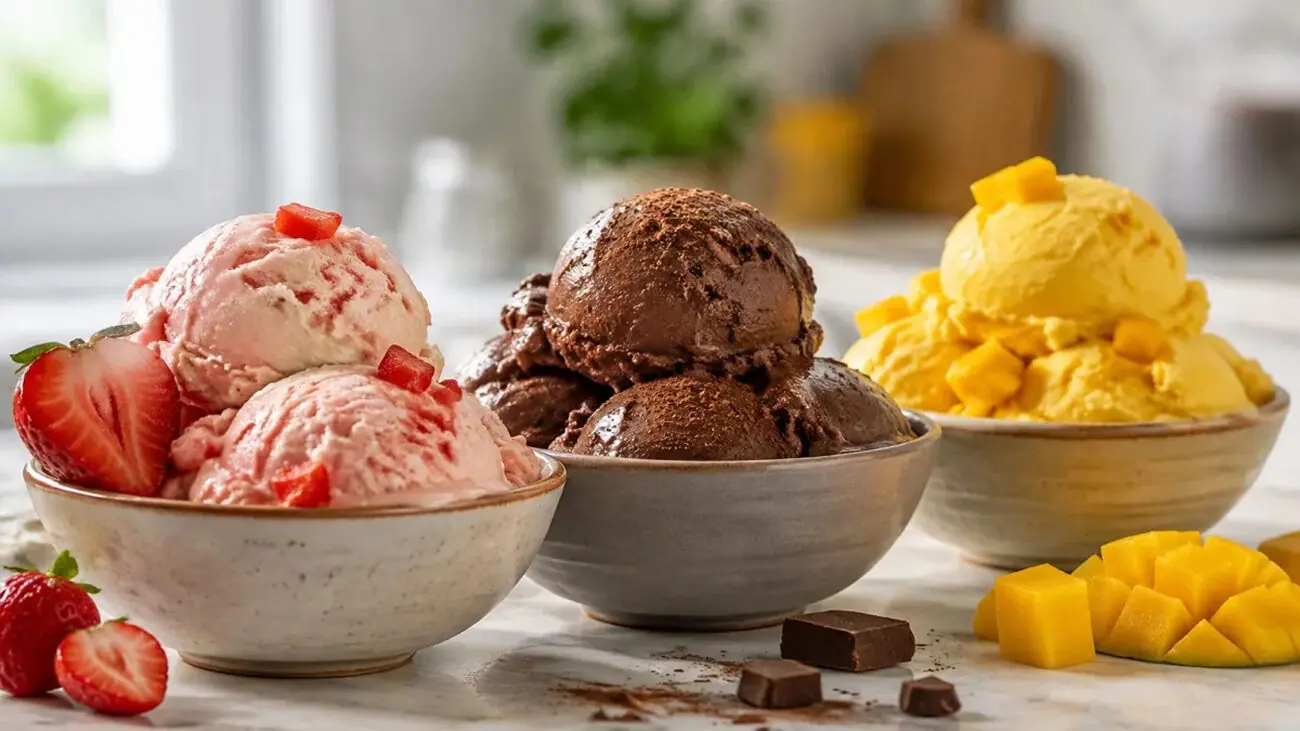 طرز تهیه بستنی بدون خامه و بدون ثعلب؛ یک دسر کم کالری برای روزهای گرم تابستان