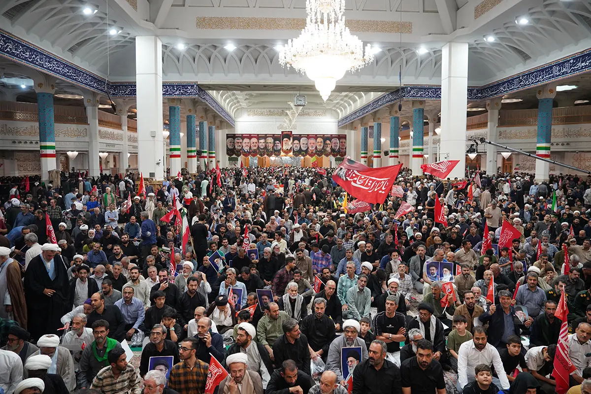  گزارش تصویری: مراسم چهلم رهبر شهید انقلاب در حرم حضرت معصومه (س)