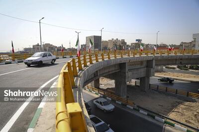 دوربرگردان غیرهمسطح شرقی ابوطالب مشهد بهرهبرداری شد + فیلم