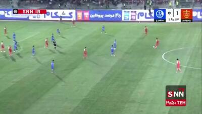 دوم پرسپولیس به استقلال خوزستان توسط علیپور در دقیقه 20 / پرسپولیس 2 - 0 استقلال خوزستان
