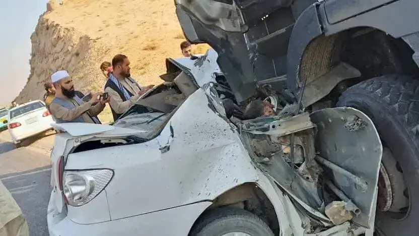 تصادف مشکوک در جاده بلخ - سمنگان افغانستان
