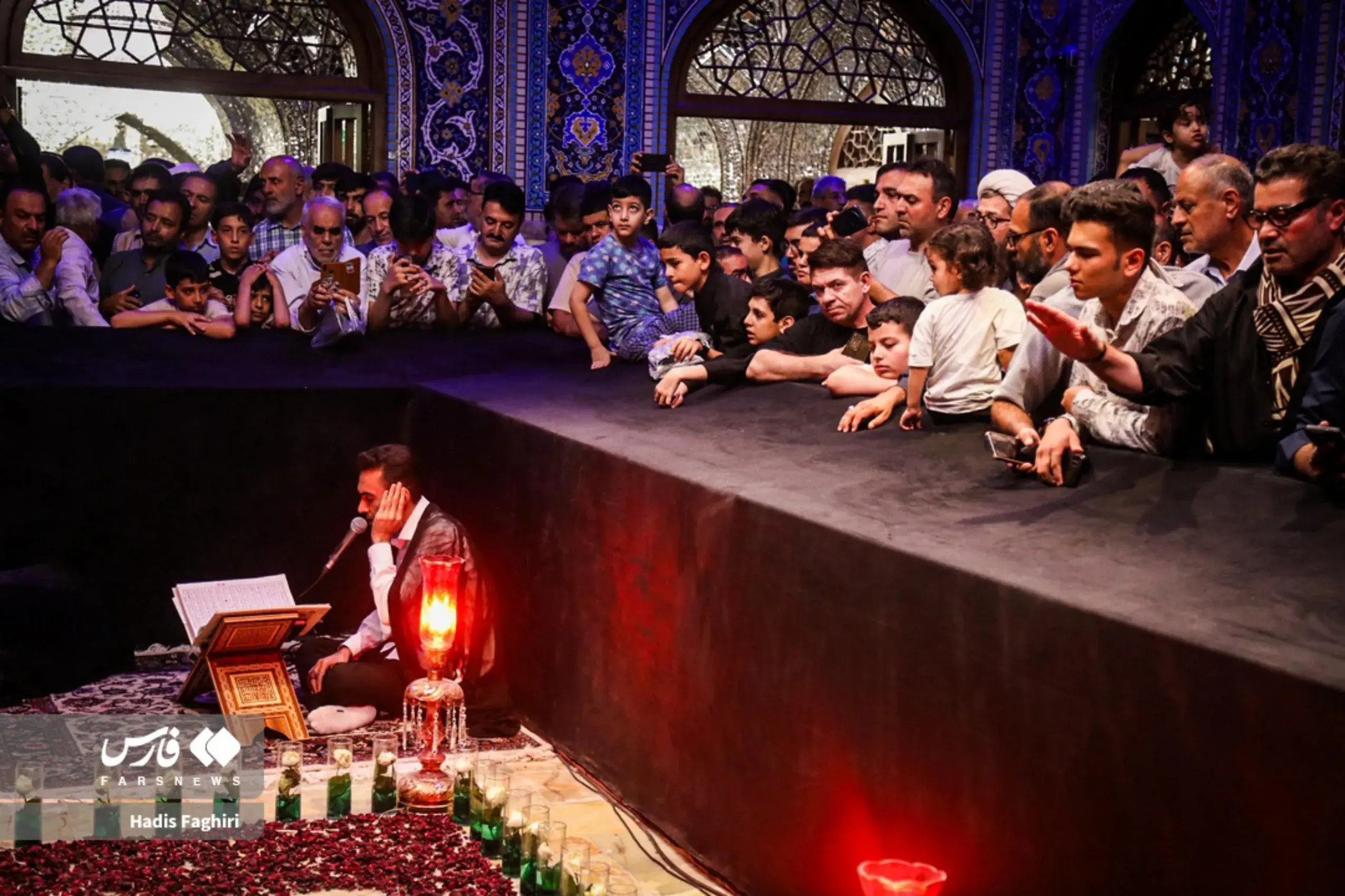 عکس: رواق دارالذکر، چهل روز پس از تدفین رهبر شهید