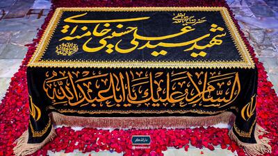  عکس: مزار نورانی «آقای شهید ایران» در چهلم تدفین ایشان