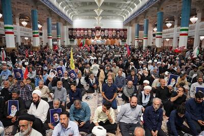 مراسم بزرگداشت چهلم امام شهید امت در قم برگزار شد تصاویر - تسنیم
