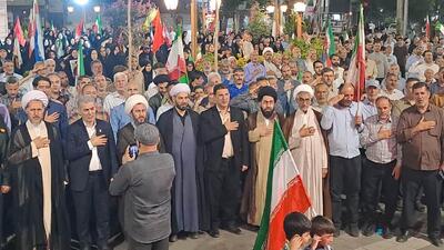 گزارش تصاویری از حضور با شکوه مردم انقلابی خوی در ایستگاه مقاومت
