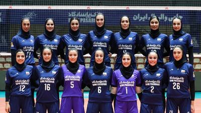استارت ملیپوشان والیبال زنان ایران در رقابتهای قهرمانی آسیا