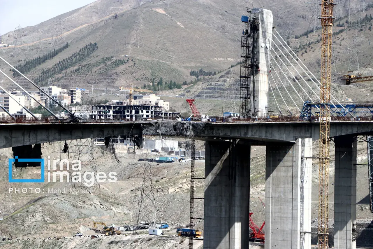 کارشناسی بازسازی پل B1 کرج/ ۳ همت برای بازسازی نیاز است