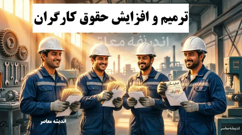 ترمیم و افزایش حقوق کارگران در نیمه دوم سال ۱۴۰۵