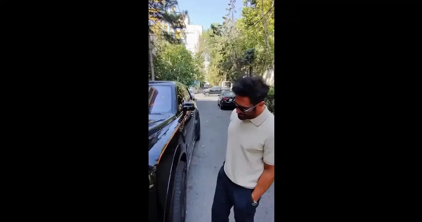 رونمایی از خودروی خاص و لاکچری محمدرضا گلزار