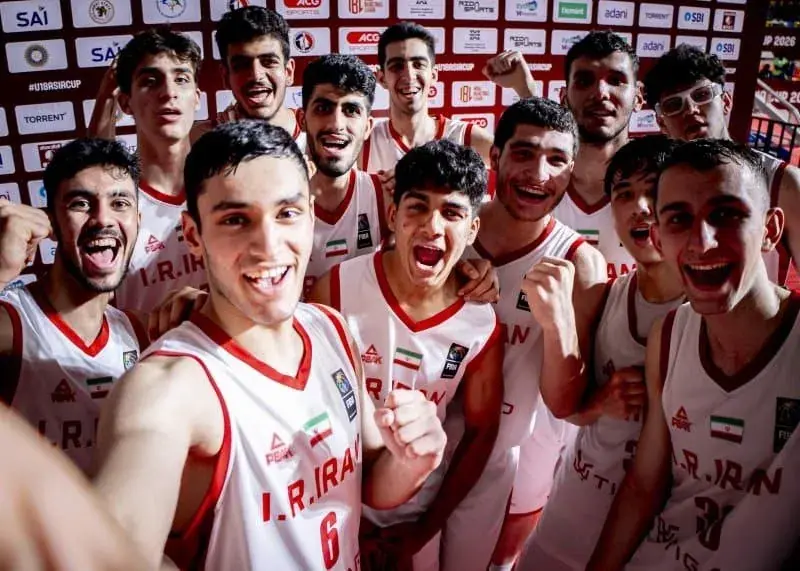 صعود تیم ملی بسکتبال زیر ۱۸ سال پسران به یک چهارم نهایی کاپ آسیا
