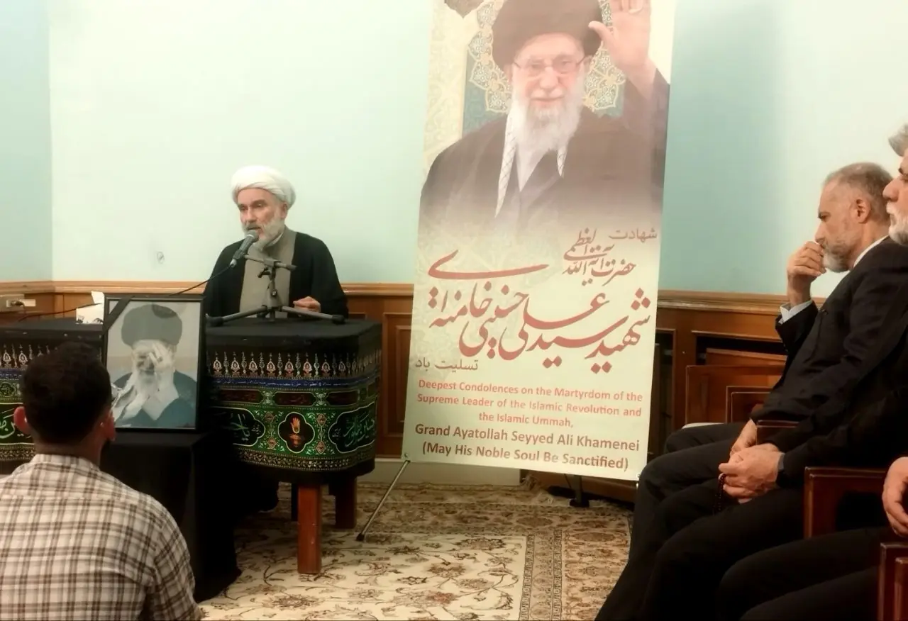 برگزاری چهلمین شب یادبود رهبر شهید انقلاب در مسکو