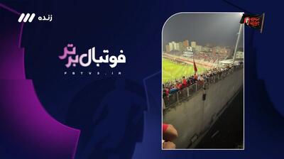 اسپایدرمن در ورزشگاه وطنی؛ حاشیه جالب بازی نساجی و استقلال