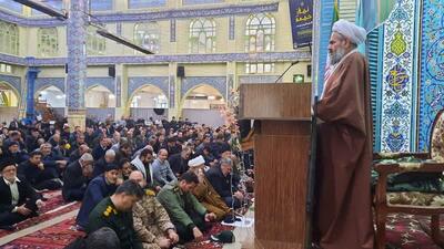  امام جمعه مراغه: لحظه‌ای غفلت از توطئه‌های دشمن منجر به شکست است