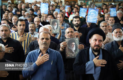  مراسم بزرگداشت چهلم رهبر شهید انقلاب - اهر