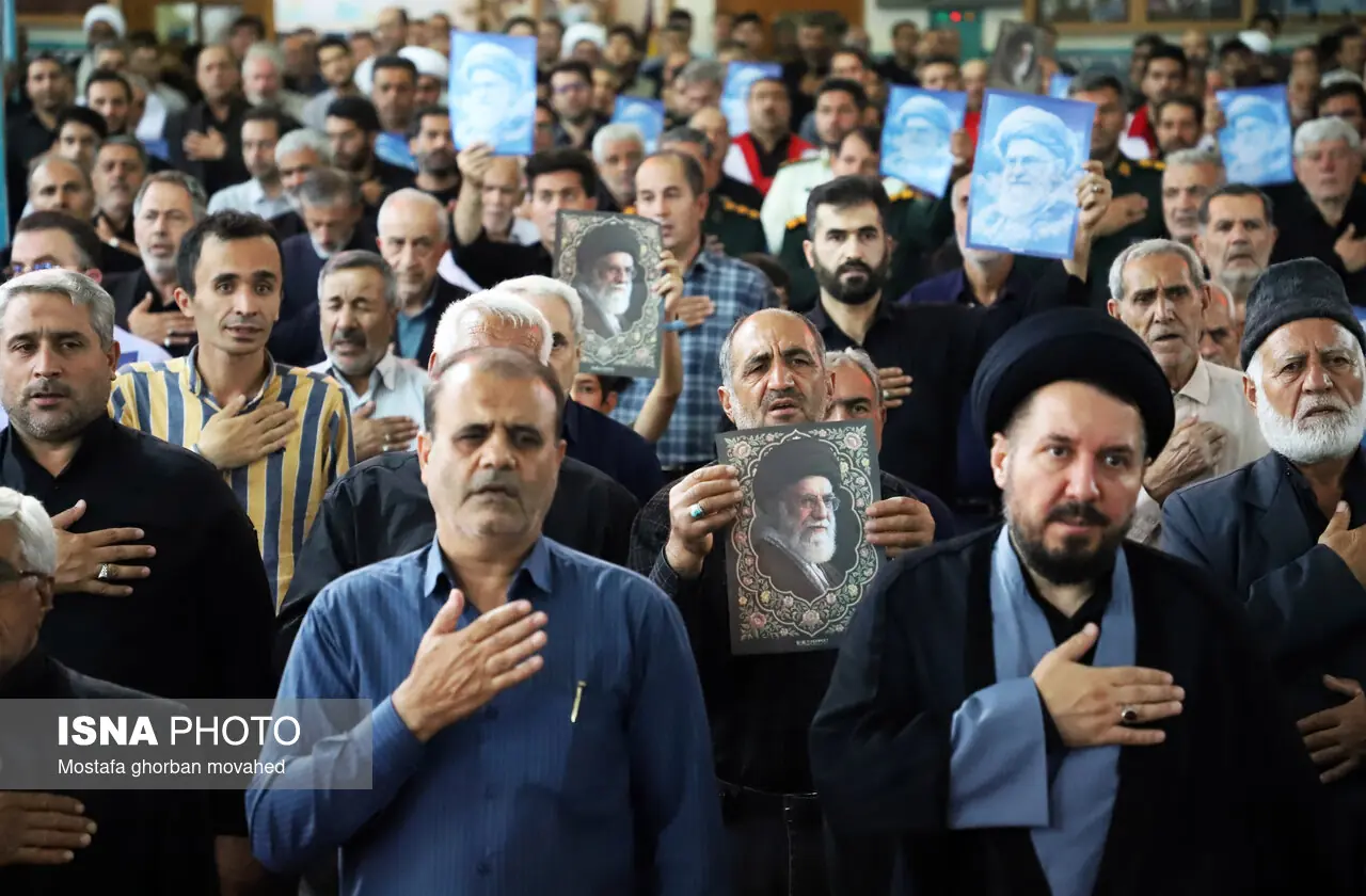 مراسم بزرگداشت چهلم رهبر شهید انقلاب - اهر