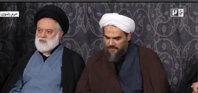 ببینید | حضور خانواده رهبر شهید در بزرگداشت چهلم تدفین «آقای شهید ایران» در حرم مطهر رضوی
