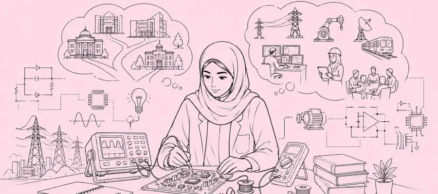  معرفی رشته مهندسی برق ؛ از دانشگاه تا بازار کار و آینده شغلی | جاب ویژن