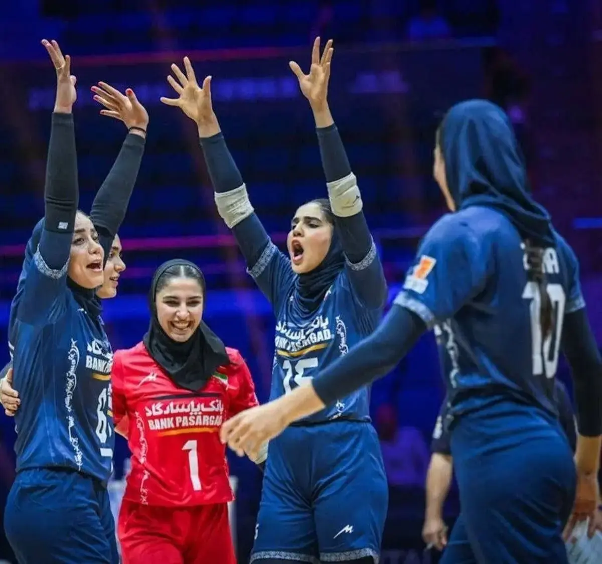 شاهکار در آسیا توسط زنان والیبال ایران