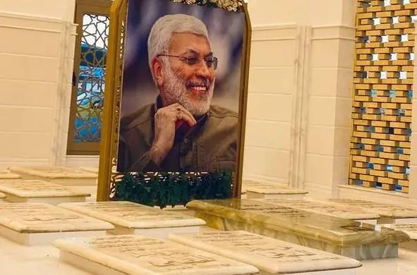  حضور قالیباف بر مزار شهید ابومهدی المهندس