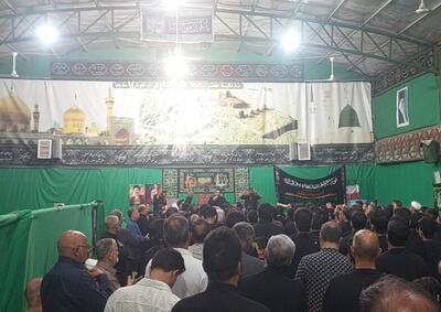 عزاداری و سینهزنی شب شهادت امام حسن عسکری (ع) در شهر شاهدیه یزد