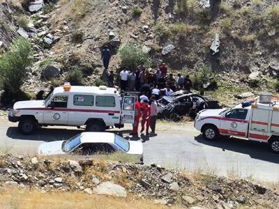  سقوط خودرو به دره در محور بانه ـ سقز ۴ کشته برجا گذاشت
